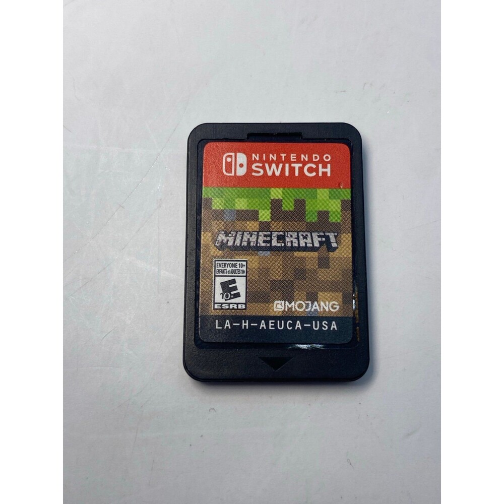 Minecraft (Nintendo Switch) Cartridge Only Tested Authentic Steve Jack Black